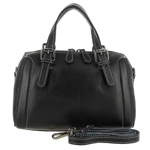 Women's leather bag 8018 BLACK