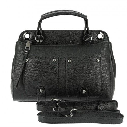 Women's leather bag 8807 BLACK