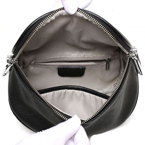 Leather belt bag 6703 YELLOW