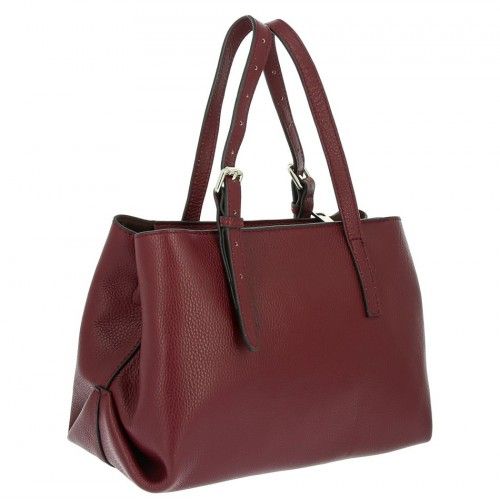 Women's leather bag ZD8921 BORDO