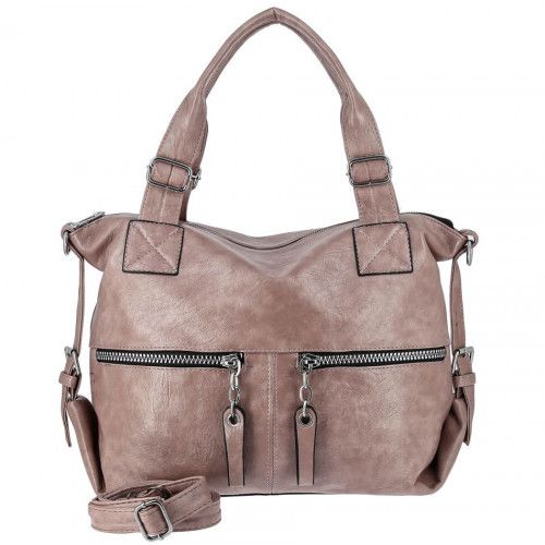 Women's leather bag 9348 PINK