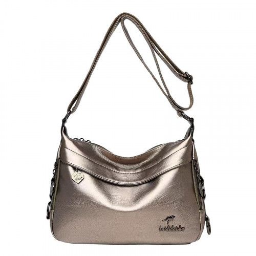Women's leather bag 9664-4 BRONZE
