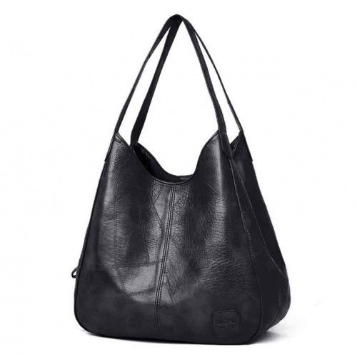 Women's leather bag 9918-1 BLACK