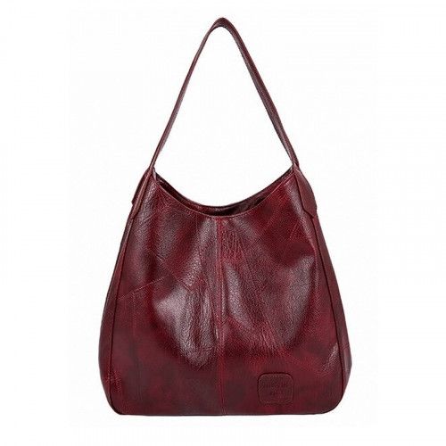 Women's leather bag 9918-1 BORDO