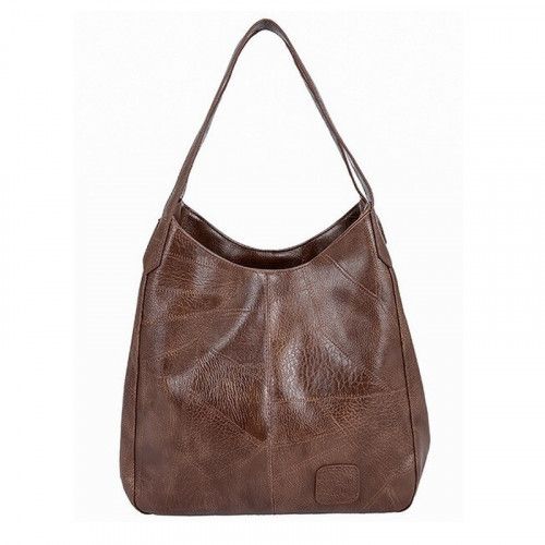 Women's leather bag 9918-1 KHAKI