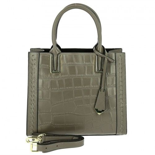 Women's leather bag A130 D GRAY