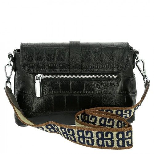 Women's leather bag M710 BLACK
