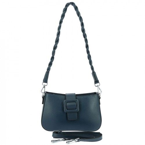 Women's leather bag M721 D BLUE