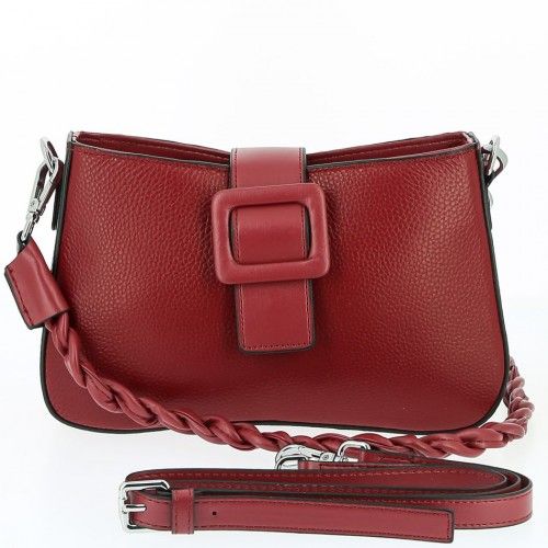 Women's leather bag M721 RED