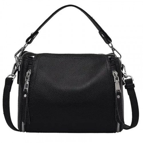 Women's leather bag 0018 BLACK