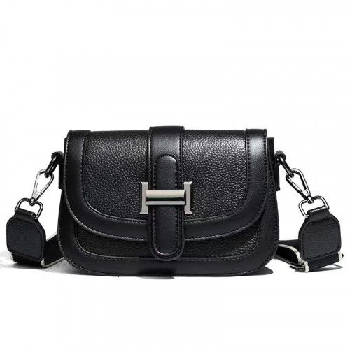 Women's leather bag 1122-1 BLACK