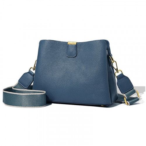Women's leather bag 1123 BLUE