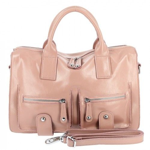 Women's leather bag 1335 PINK