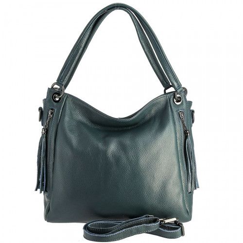 Women's leather bag 2012-1 BLUE