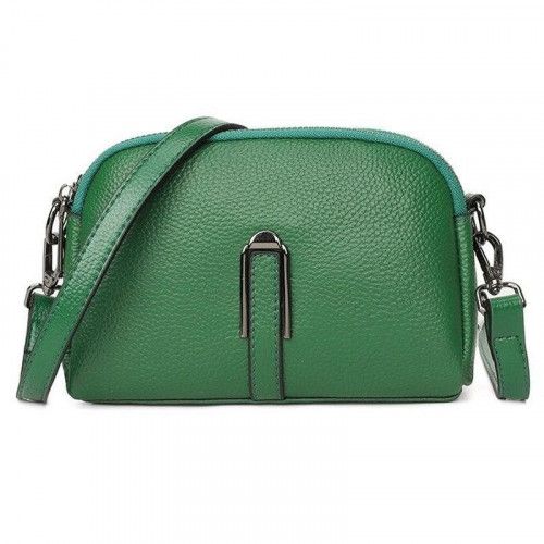 Women's leather bag 20409 GREEN