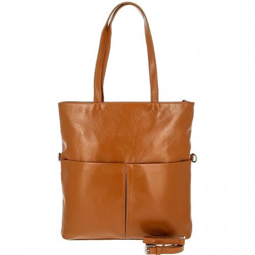 Women's leather bag 20512 BROWN