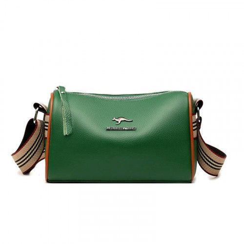 Women's leather bag 20608 GREEN