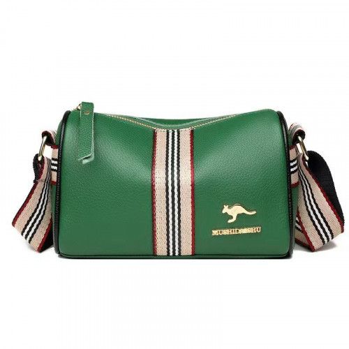 Women's leather bag 20634 GREEN