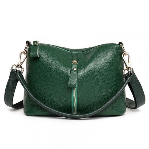 Women's leather bag 20701 GREEN