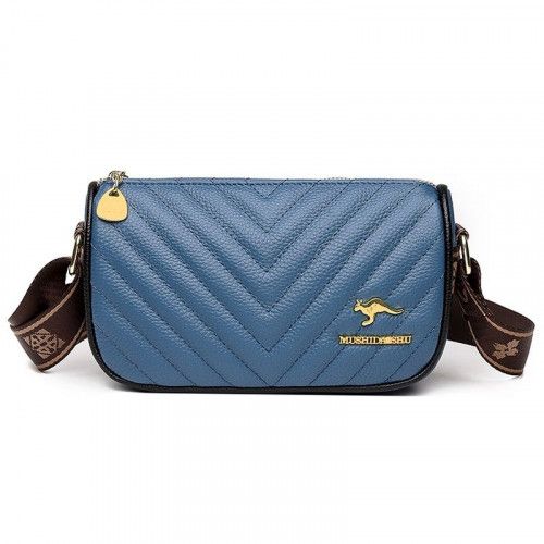 Women's leather bag 2267 BLUE