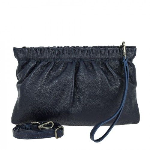 Women's leather bag 20883-1 BLUE