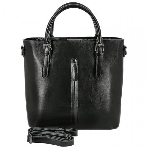 Women's leather bag 3061 BLACK