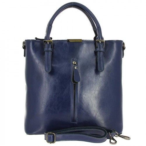 Women's leather bag 3061 D BLUE