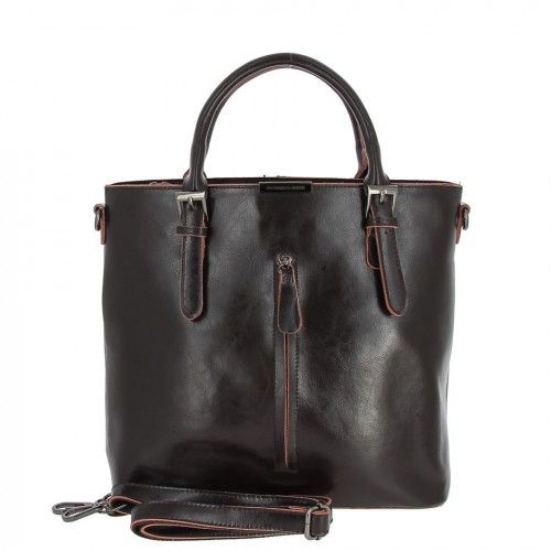 Women's leather bag 3061 COFFEE