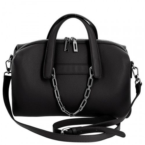 Women's leather bag 3351 BLACK