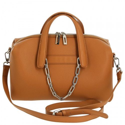 Women's leather bag 3351 BROWN