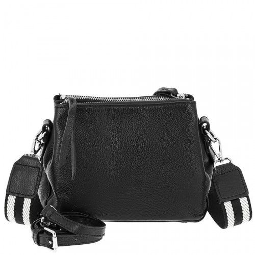 Women's leather bag 5067 BLACK