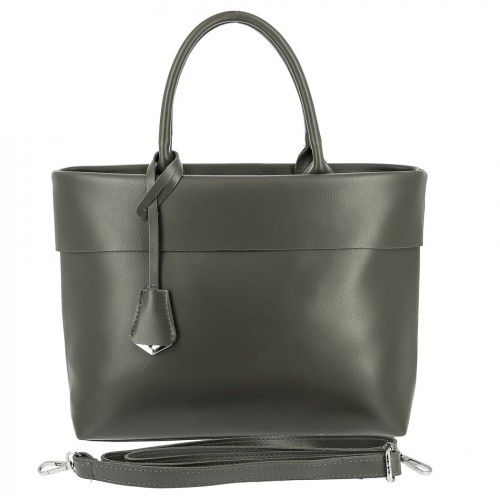 Women's leather bag 5133 GRAY