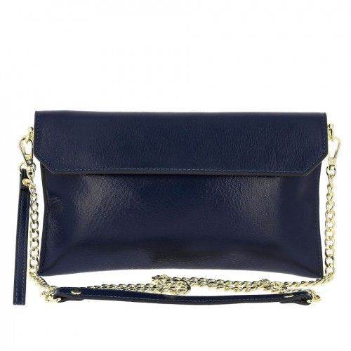 Women's leather bag 6036-1 BLUE