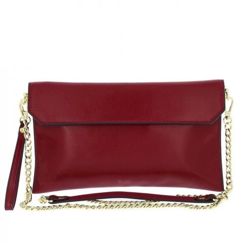 Women's leather bag 6036-1 WINE RED