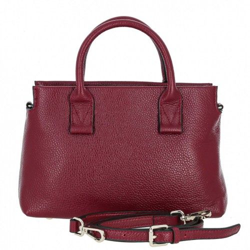Women's leather bag 6801 PURPLE RED