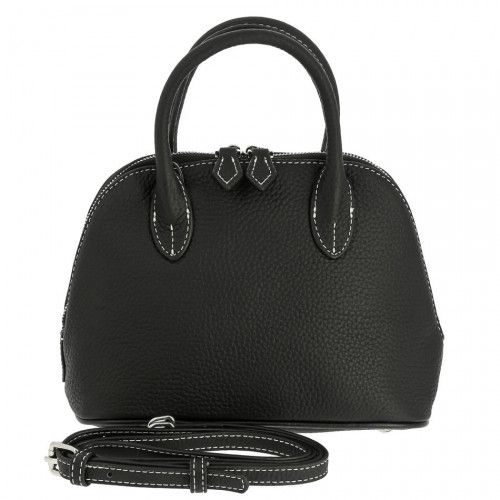 Women's leather bag 6918 BLACK
