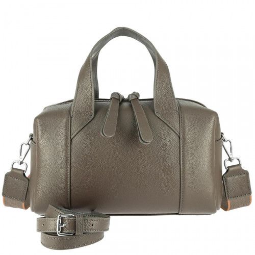 Women's leather bag 81275 D GRAY