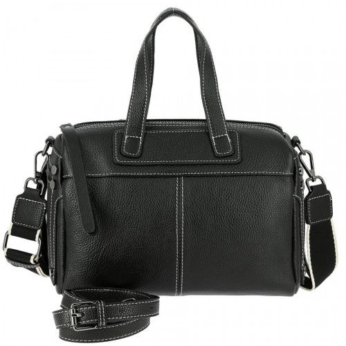 Women's leather bag 8708 BLACK