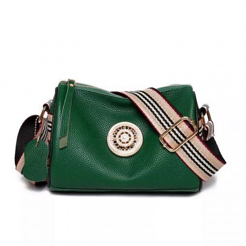 Women's leather bag 8822 GREEN