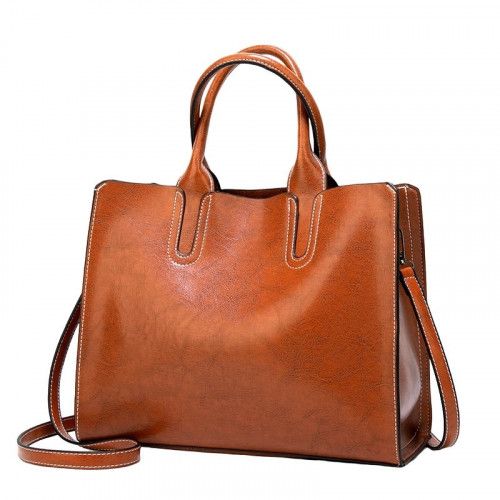 Women's leather bag 895 YELLOW