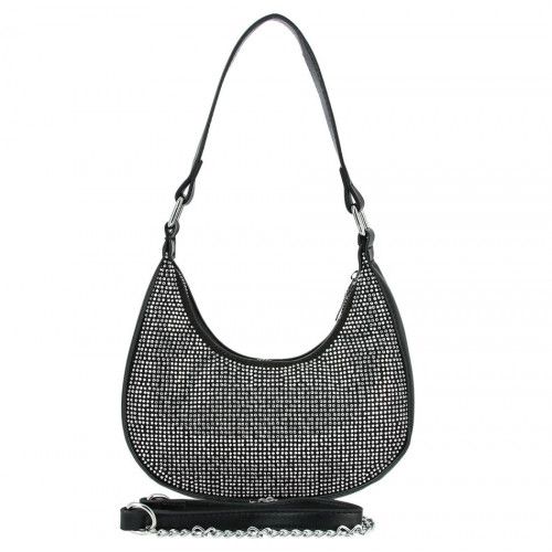Women's leather bag 9001 SILVER