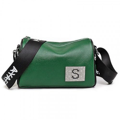 Women's leather bag 908 GREEN