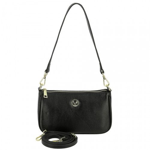 Women's leather bag 9190-7 BLACK