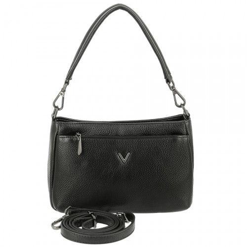 Women's leather bag 9218-1 BLACK
