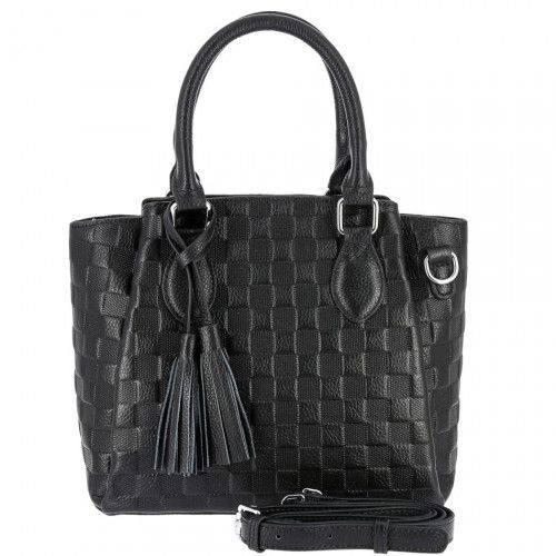 Women's leather bag AL81286 BLACK