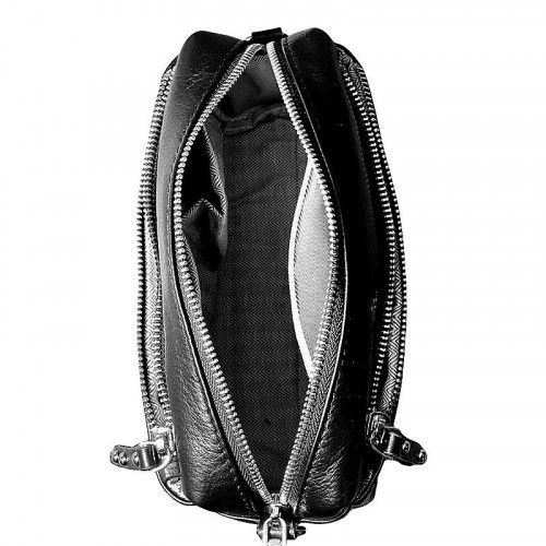 Women's leather bag GZ-8297 BLACK